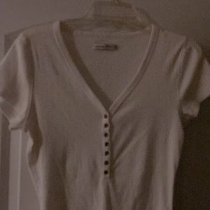 Abercrombie XL white body suit